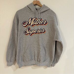 Mother Superior Gildan Gray Graphic Hoodie